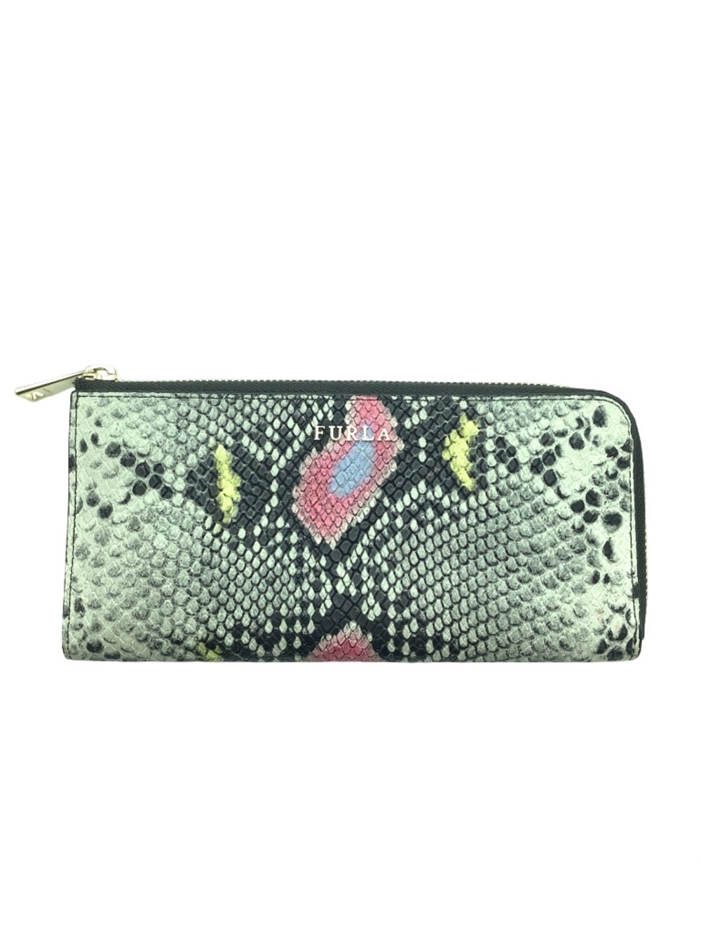 Furla Snakeskin Animla Print Wallet
